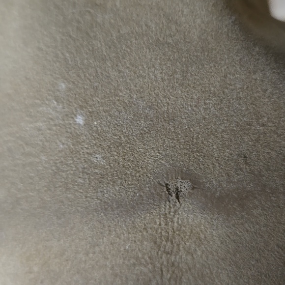 70s Retro Gingerbread Coat Faux Suede Shearling Jacket 1970 Boho Hippie Vintage - Picture 16 of 16